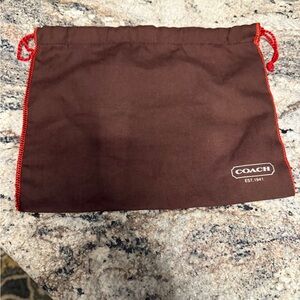 Coach Brown dust bag